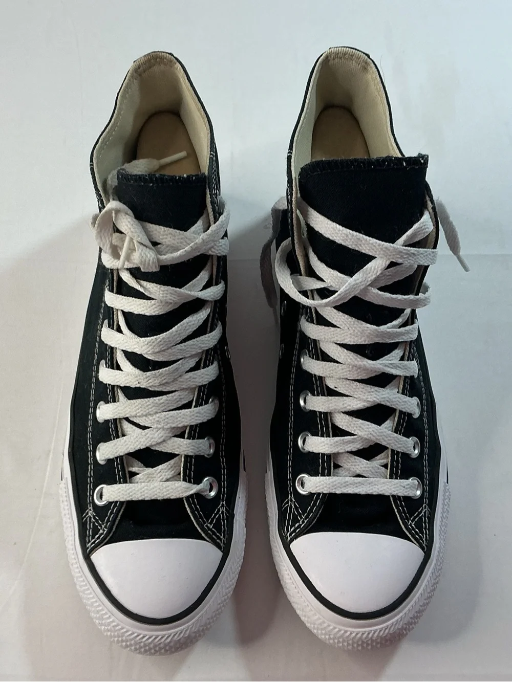 Converse High Top Sneakers - Black and White - Picture 5 of 8